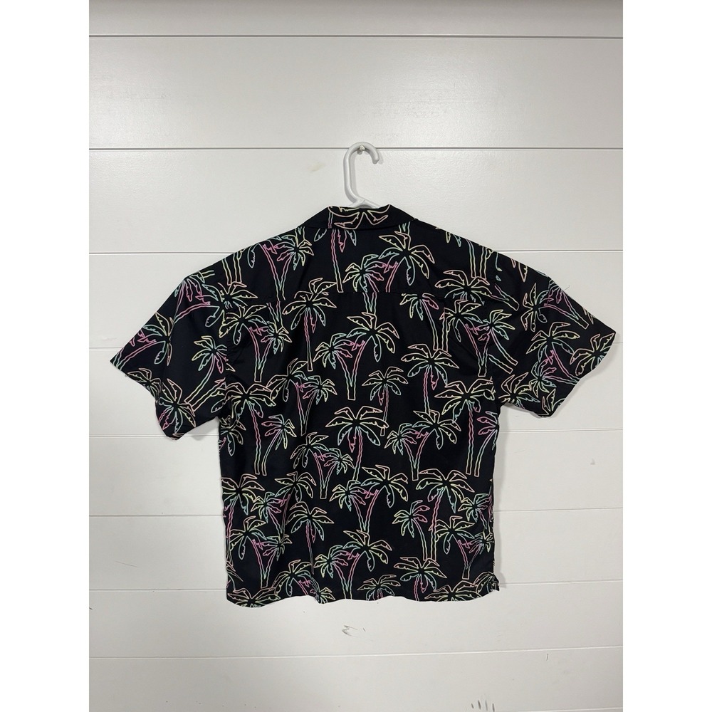 EUC Uzzi Casual Palm Tree Button Shirt Men's SZ Large Hawaiian Beach Party Luau - Picture 4 of 7